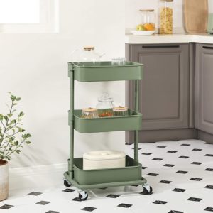 Rollwagen Bastelwagen Küche