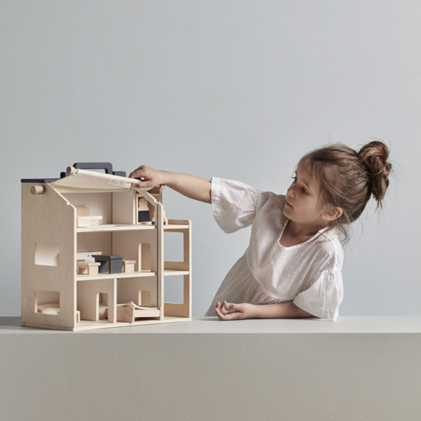 Kids Concept Puppenhaus Holz tragbar